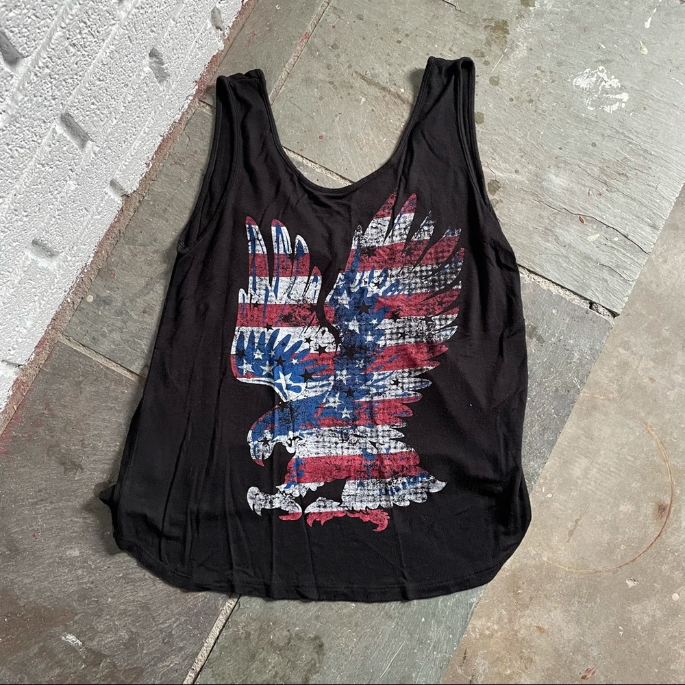 Red white and blue tank top